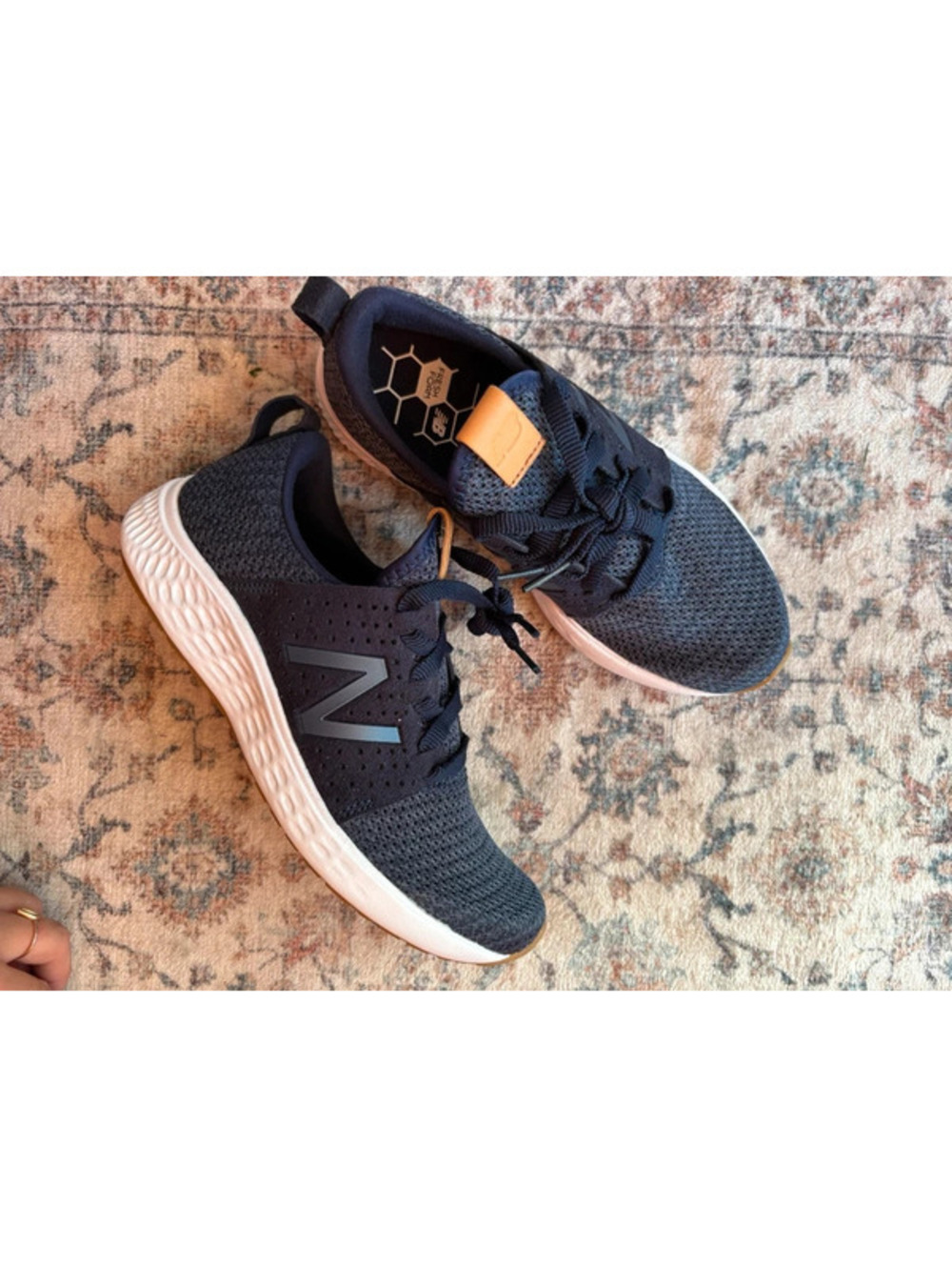 Womens size 6 USA Navy Blue New Balance Sneakers NEW